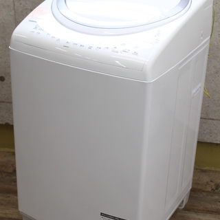 R433)【美品・高年式】東芝 TOSHIBA 全自動洗濯乾燥機 ZABOON AW-8V6 2018年製 洗濯8.0kg 乾燥4.5kg ザブーン洗浄 取扱説明書付き