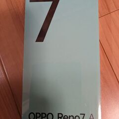 （3/15値下）OPPO Reno7A ドリームブルー　未開封SIMフリー