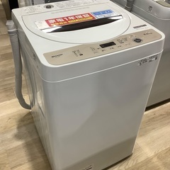 全自動洗濯機　SHARP ES-GE6F 6.0kg 2022年製　入荷致しました！