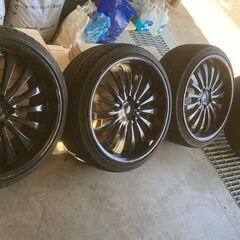 ゴッドファーザー　245/35R20　20インチ9.5J通し5×114.3