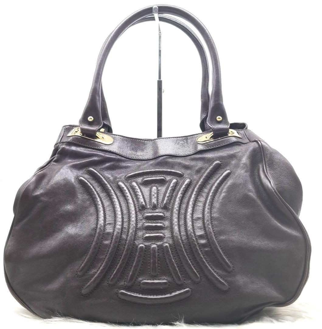 【良品！✨】CELINE セリーヌ ハンドバッグ トートバッグ  トリオンフ