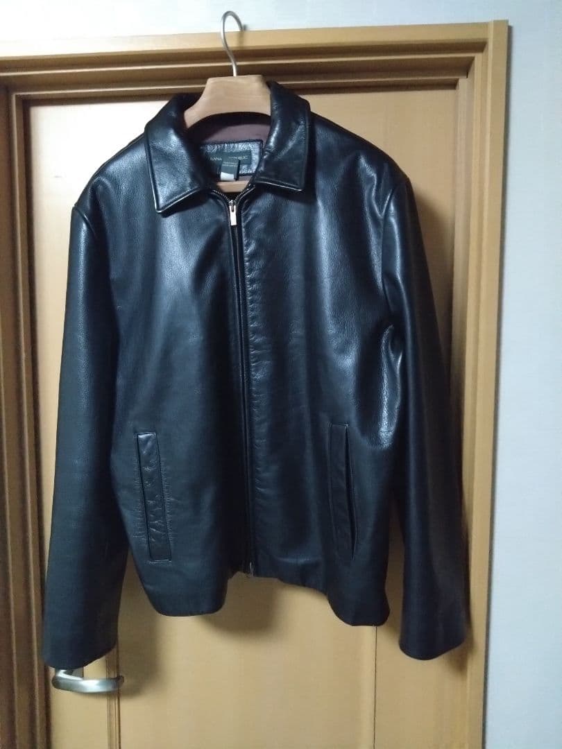 BANANA REPUBLIC 00s 00AW 襟付きレザージャケット