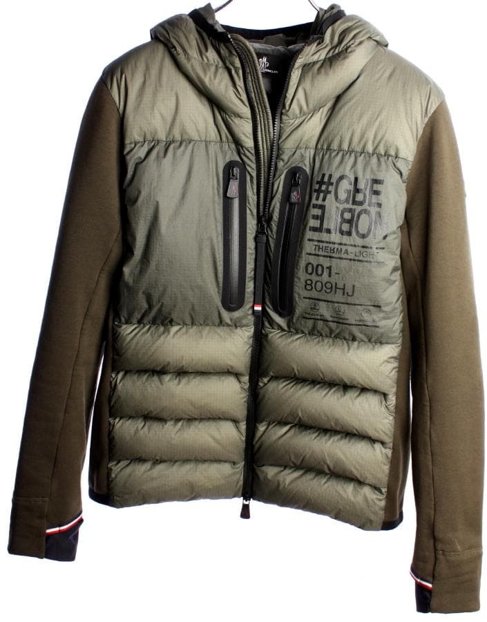22AWモンクレール グルノーブル ダウン × フリース パーカーMONCLER