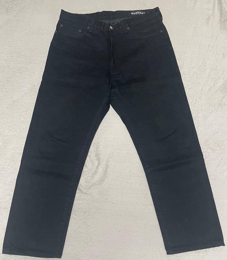 オーベルジュAUBERGE PHIL MENPUブラックデニムジーンズ44