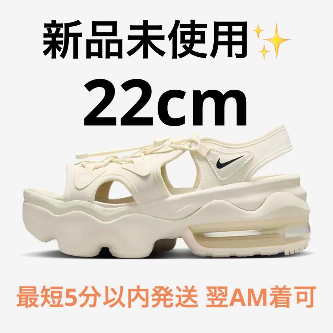 【新品未使用】NIKE エアマックスココサンダル セイル/ブラック
