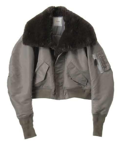 【正規品・美品】CLANE クラネ2WAY COLLAR MA-1