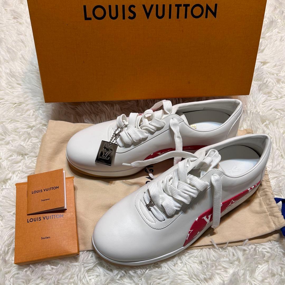 未使用級正規品Louis Vuitton × Supreme  スニーカー