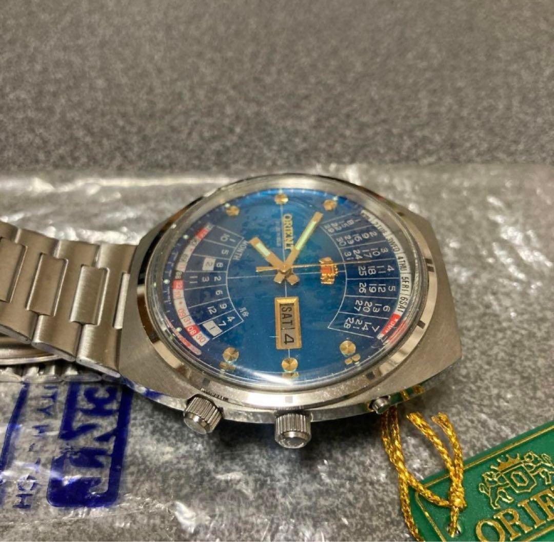 デッドストックオリエント万年カレンダーヴィンテージ1980年代新品