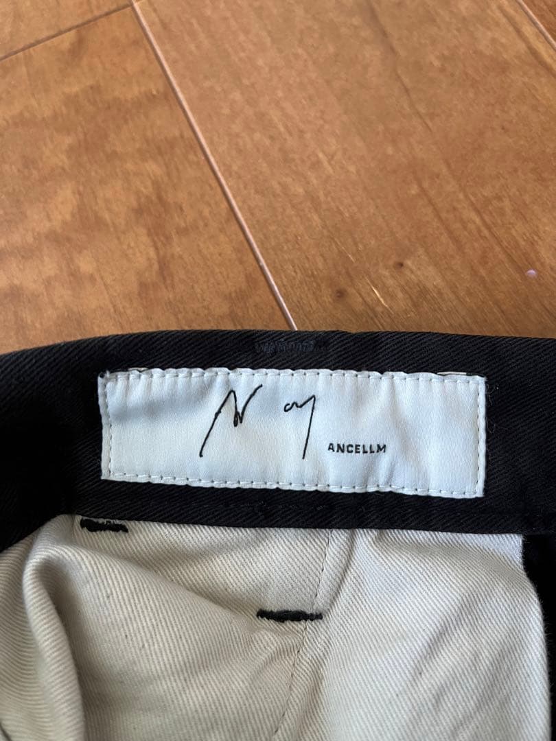 【新品未使用】24SS ANCELLM PAINT CHINO TROUSERS