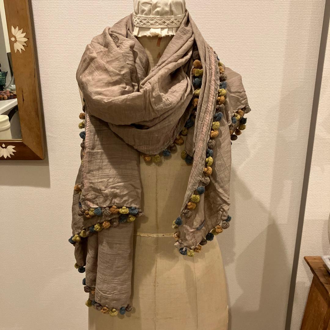 matta タッセル付ストール