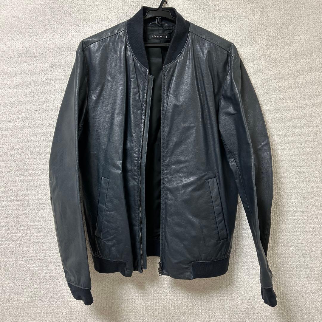 セオリーレザージャケット（ブルゾン）サイズ40 ※タグ切り取りあり