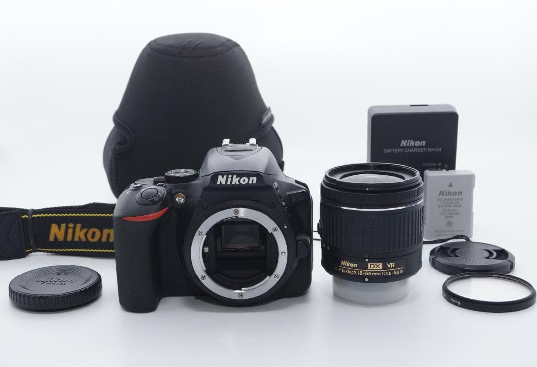 【S数3483回】Nikon D5600 18-55 レンズキット ≪ケース付≫
