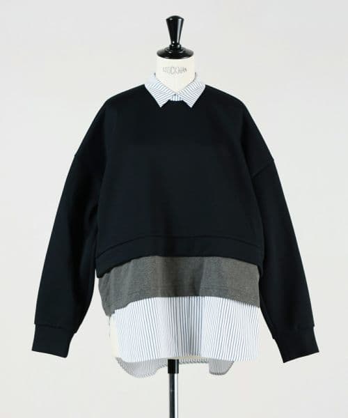 ENFOLD エンフォルド 2023aw LAYERED PULLOVER