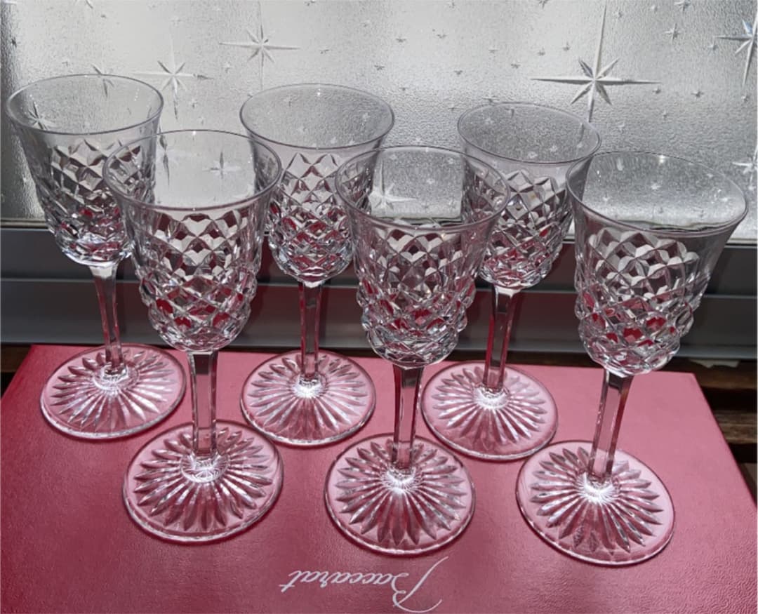 【希少】バカラ  ブルゴスワイングラス6点セット