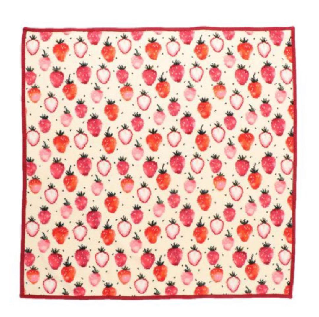 【未使用】フェイラー ストロベリードット プティバス  いちご おくるみ