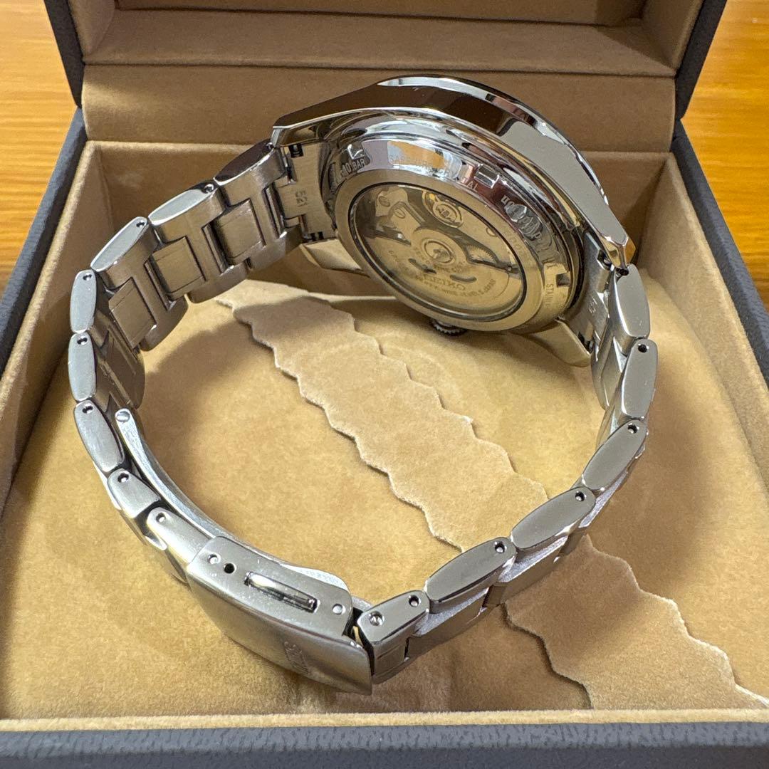 SEIKO 140周年記念 Presage GMT シルバーSARF007