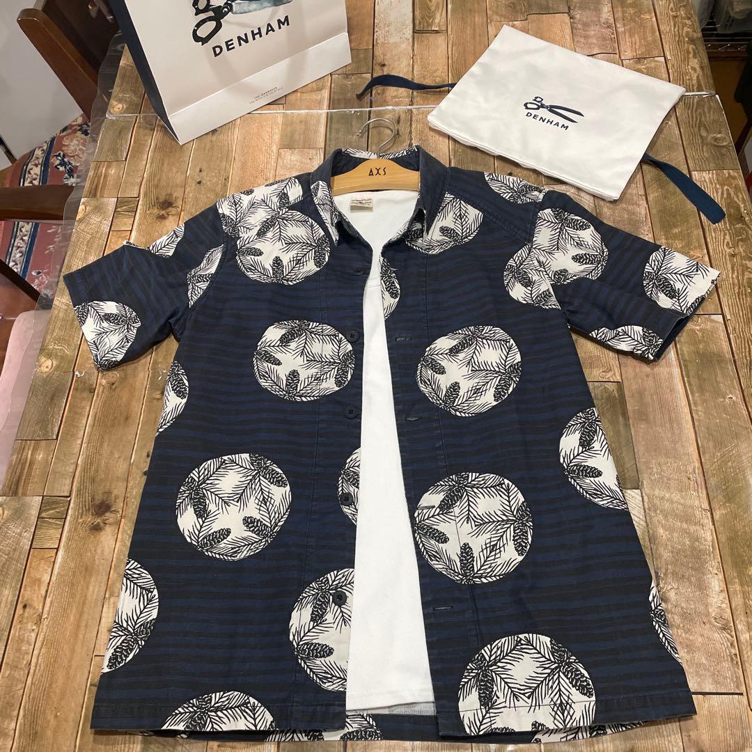 【 DENHAM 】デンハム 高級 SHERMAN SHIRT 美品 Mサイズ