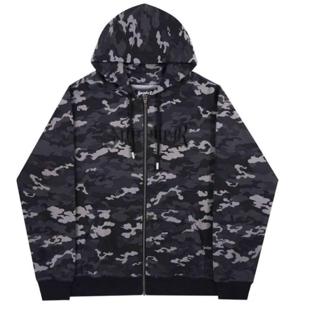 Supplier 迷彩 フルジップパーカー M