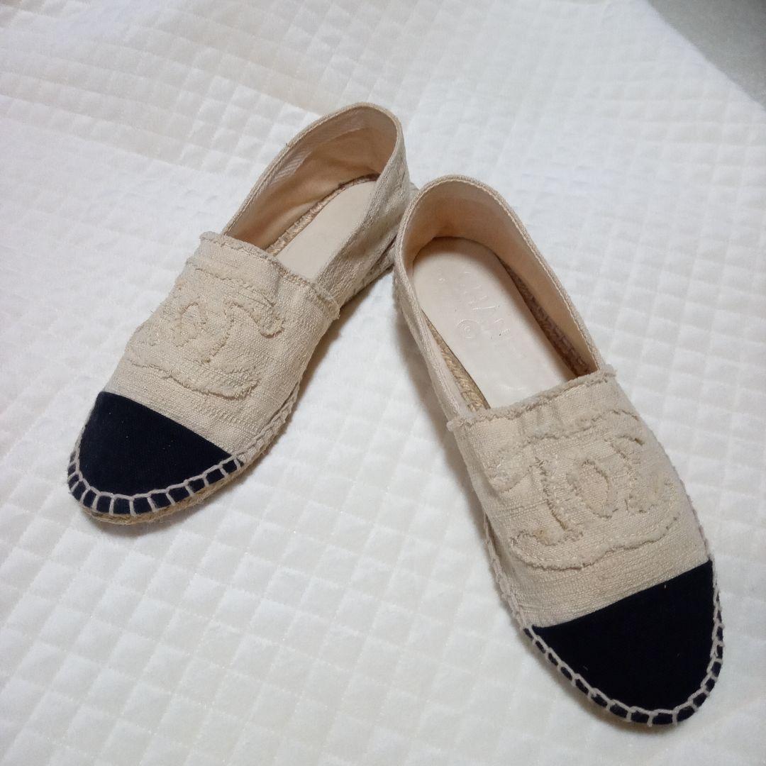 最終お値下げ！シャネルエスパドリュー37