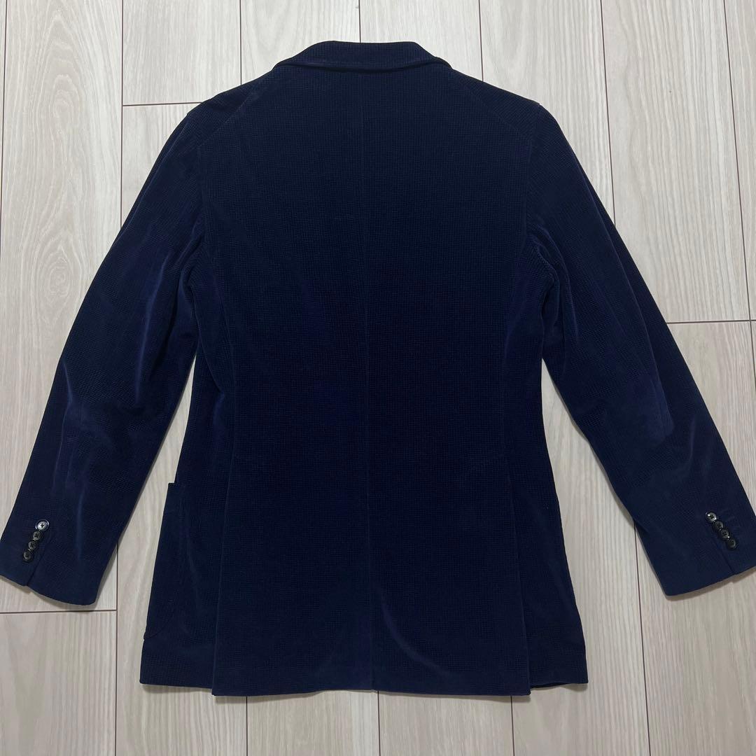 極美品✨タリアトーレ ベロア テーラードジャケット モンテカルロ 紺  Mサイズ
