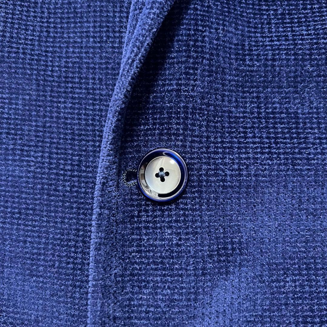 極美品✨タリアトーレ ベロア テーラードジャケット モンテカルロ 紺  Mサイズ