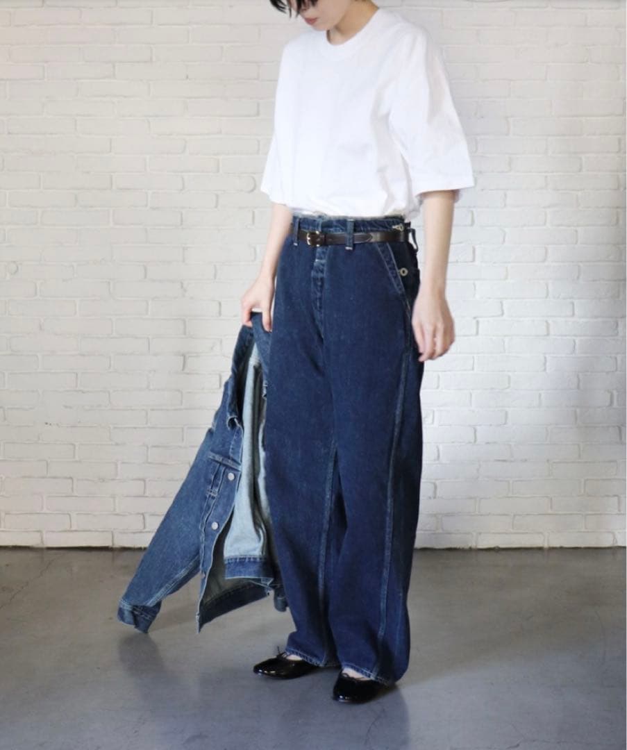 【タグ付き新品未使用】LENO リメイクオーバーオール