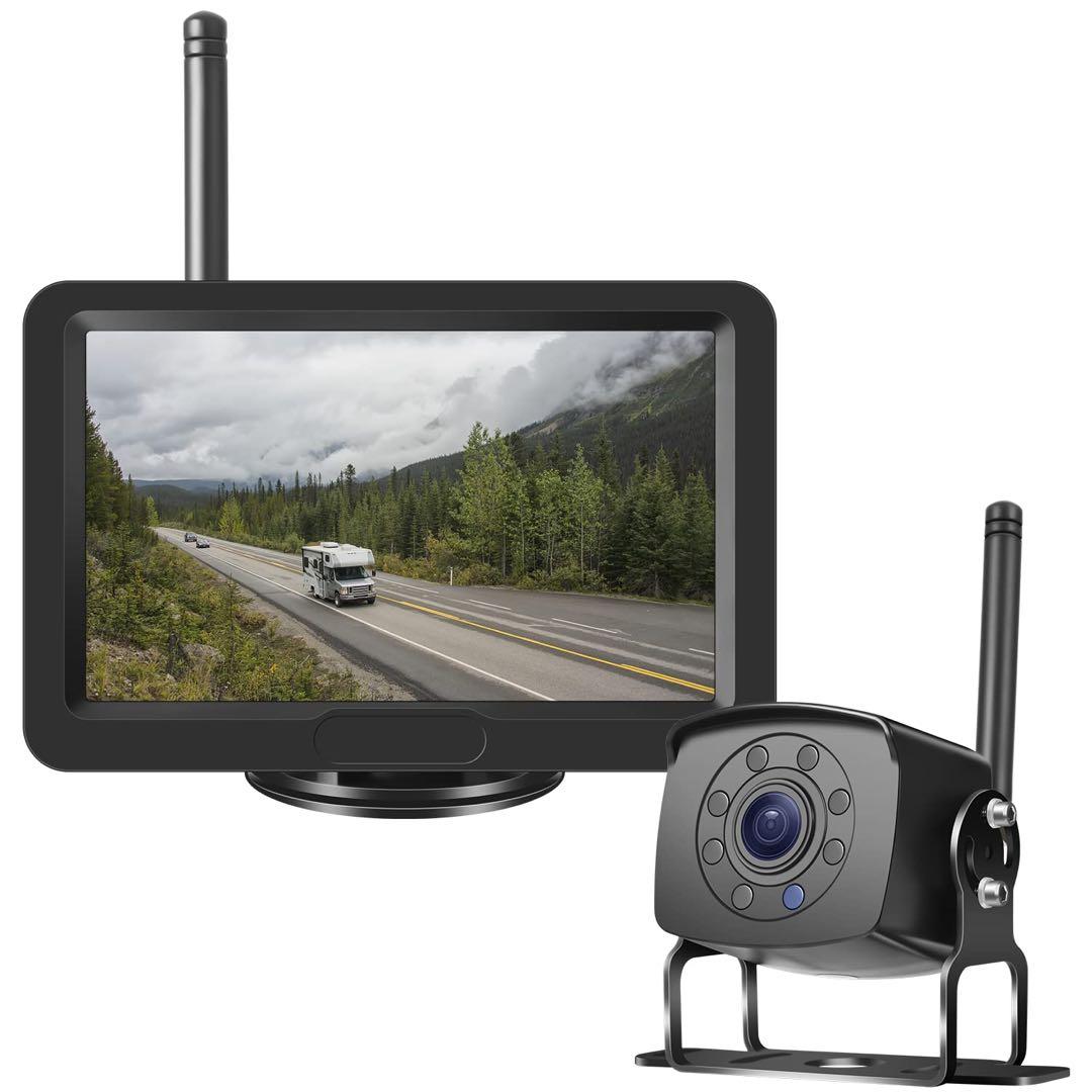 ★Tonowu バックカメラモニターセット ワイヤレス バックカメラ24v バ