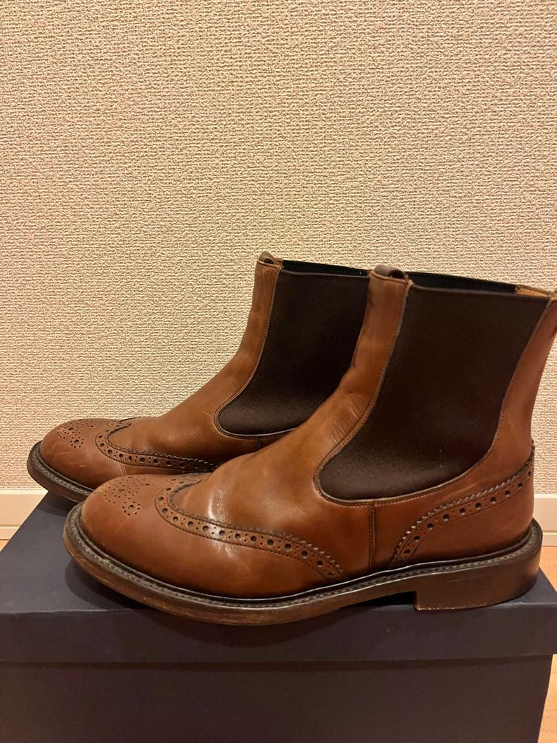Tricker\'sサイドゴアシューズ