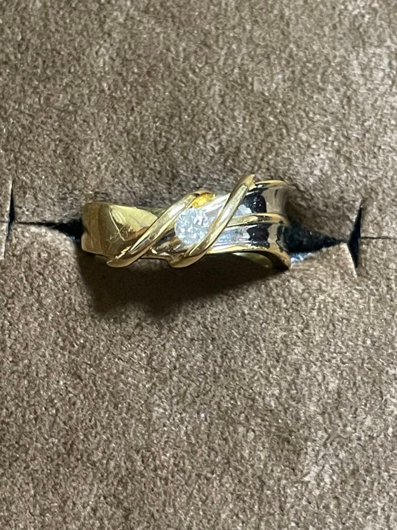 特価！素敵18金 美しいダイアモンド指輪9号