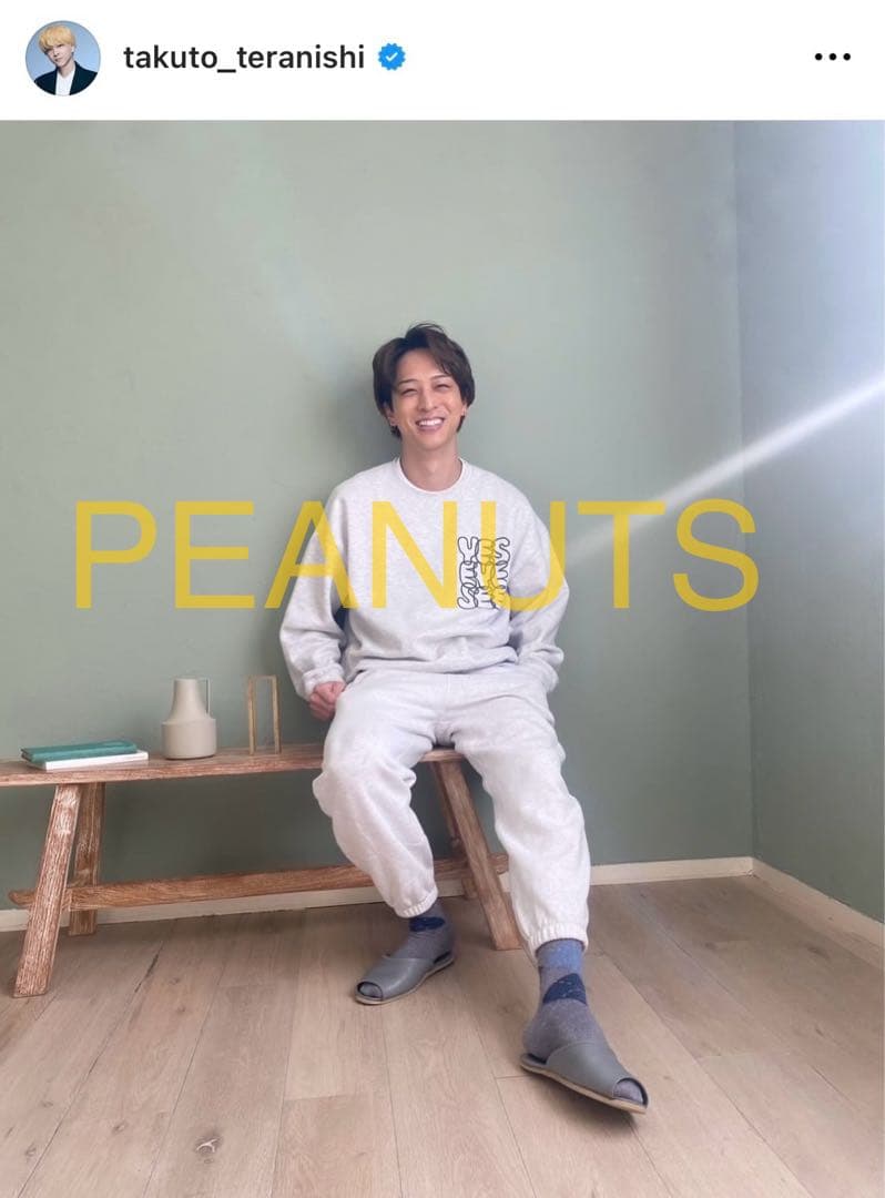 【寺西拓人着用】 YESEYESEE ロゴスウェット