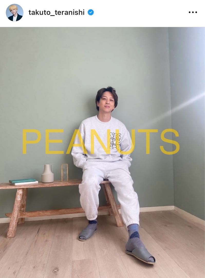 【寺西拓人着用】 YESEYESEE ロゴスウェット