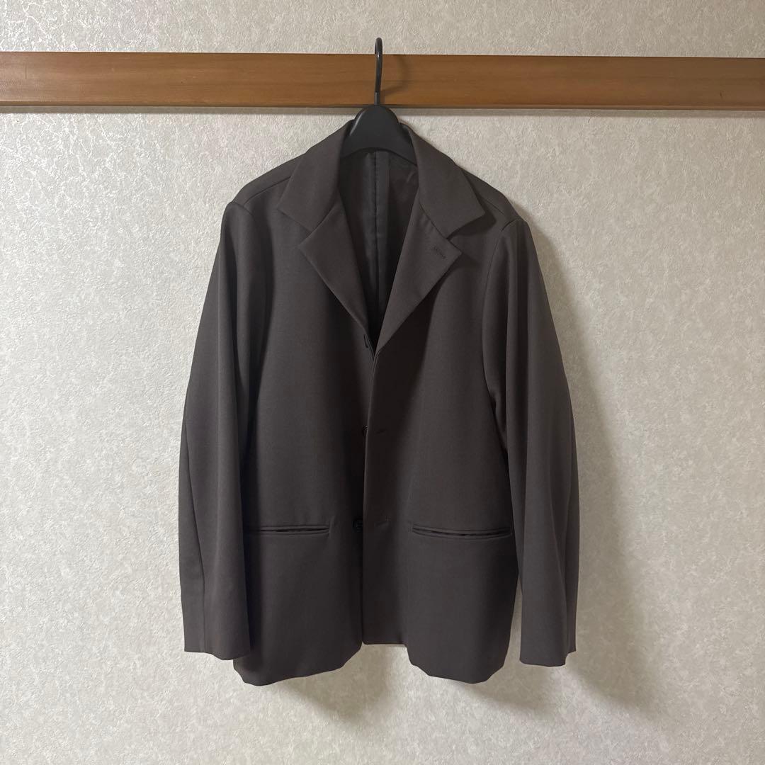 Lui\'sテーラードジャケットウール100 高密度ウールギャバ21AW