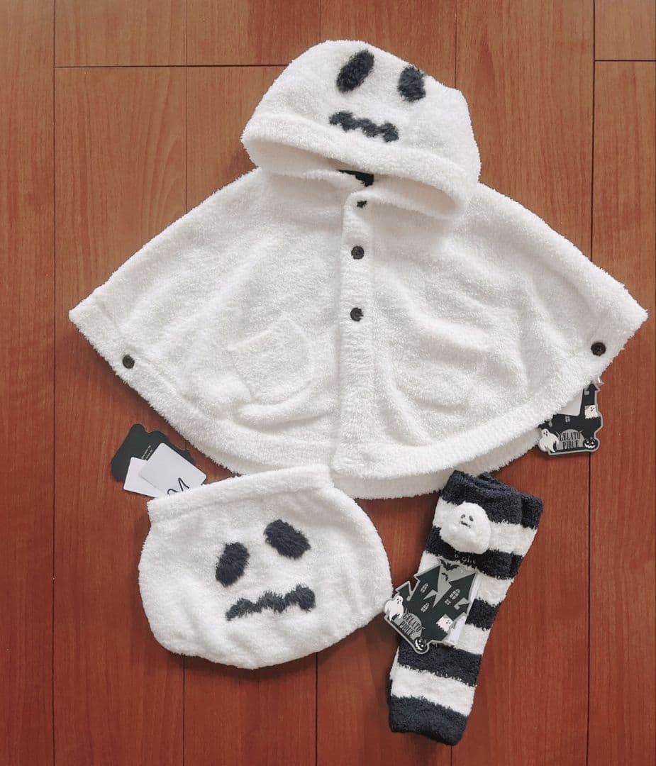 【BABY】GHOSTポンチョ＋GHOSTブルマ＋レッグウォーマー3点セット