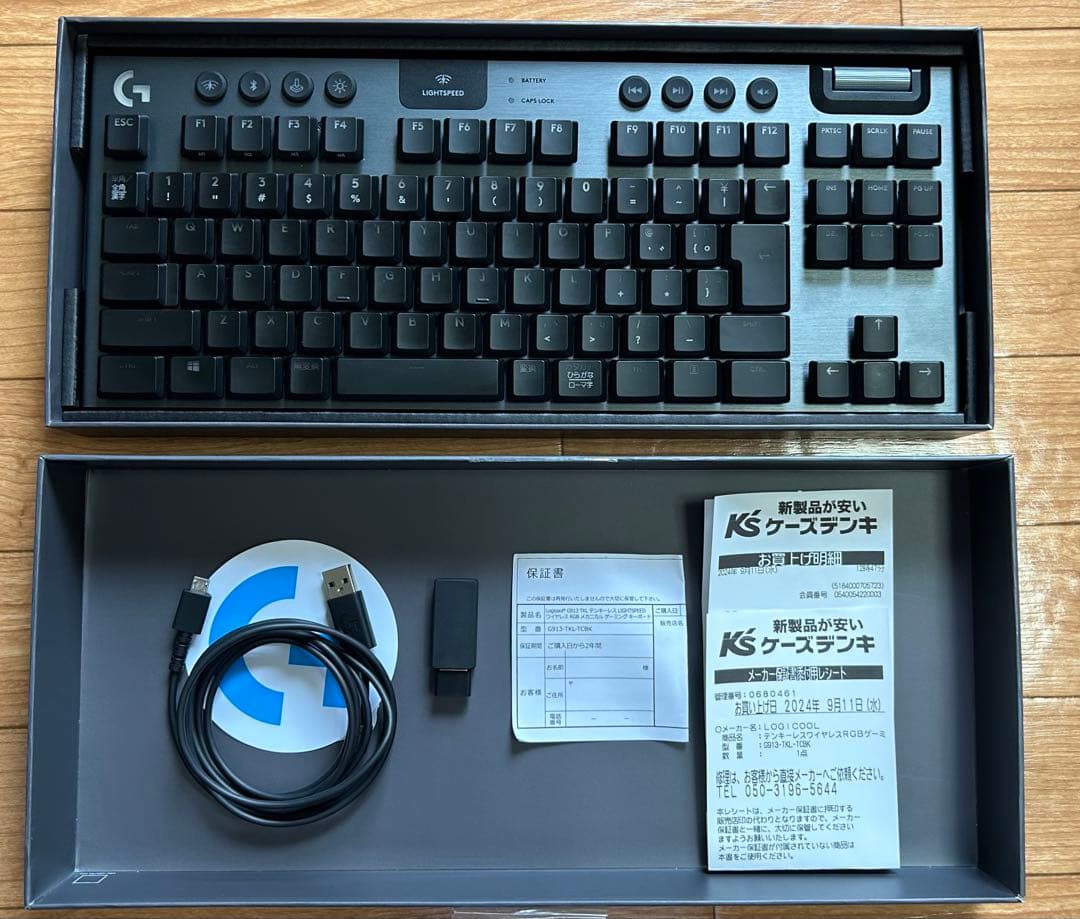 Logicool G913 TKL タクタイル