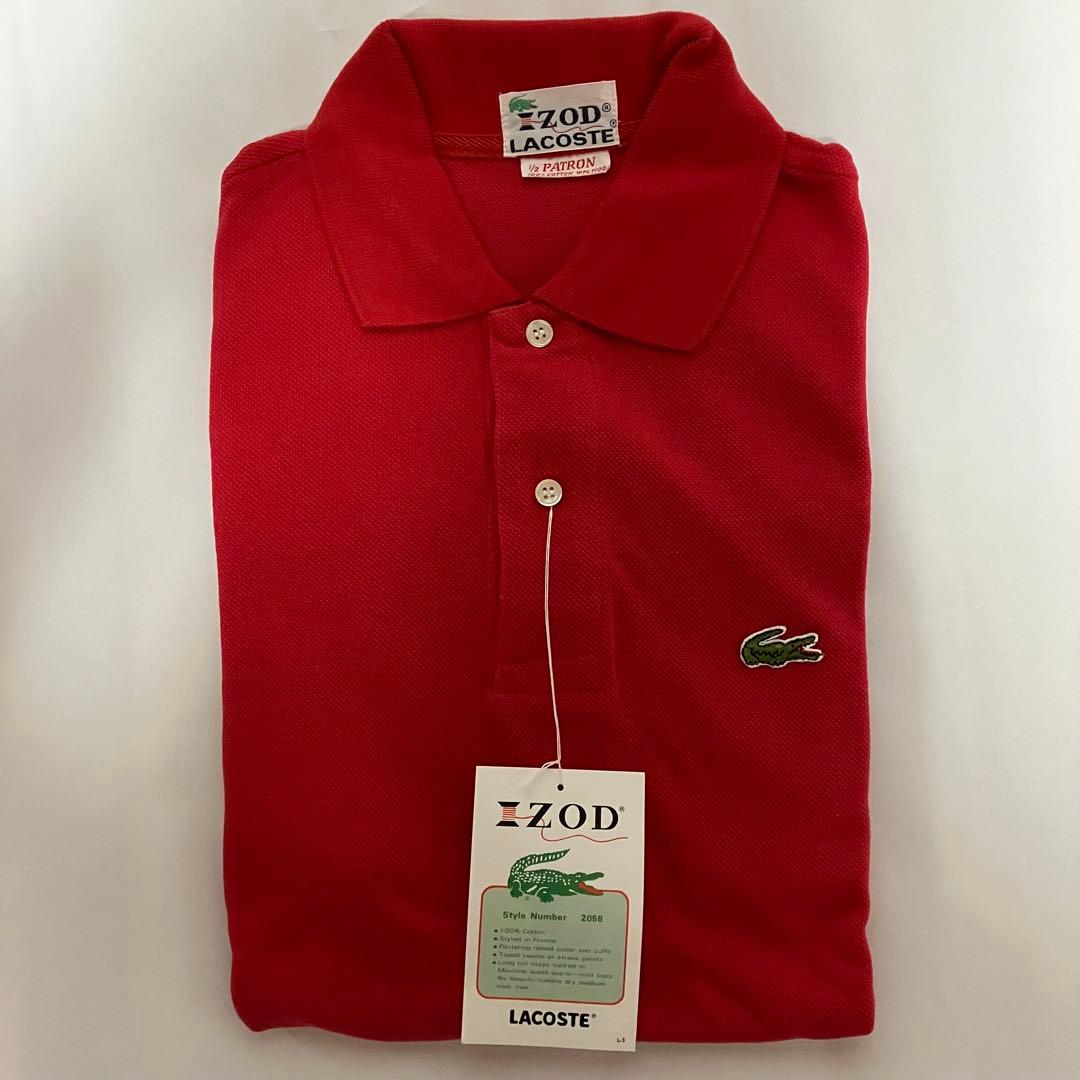 希少70\'s  IZOD LACOSTE ポロシャツ未使用品