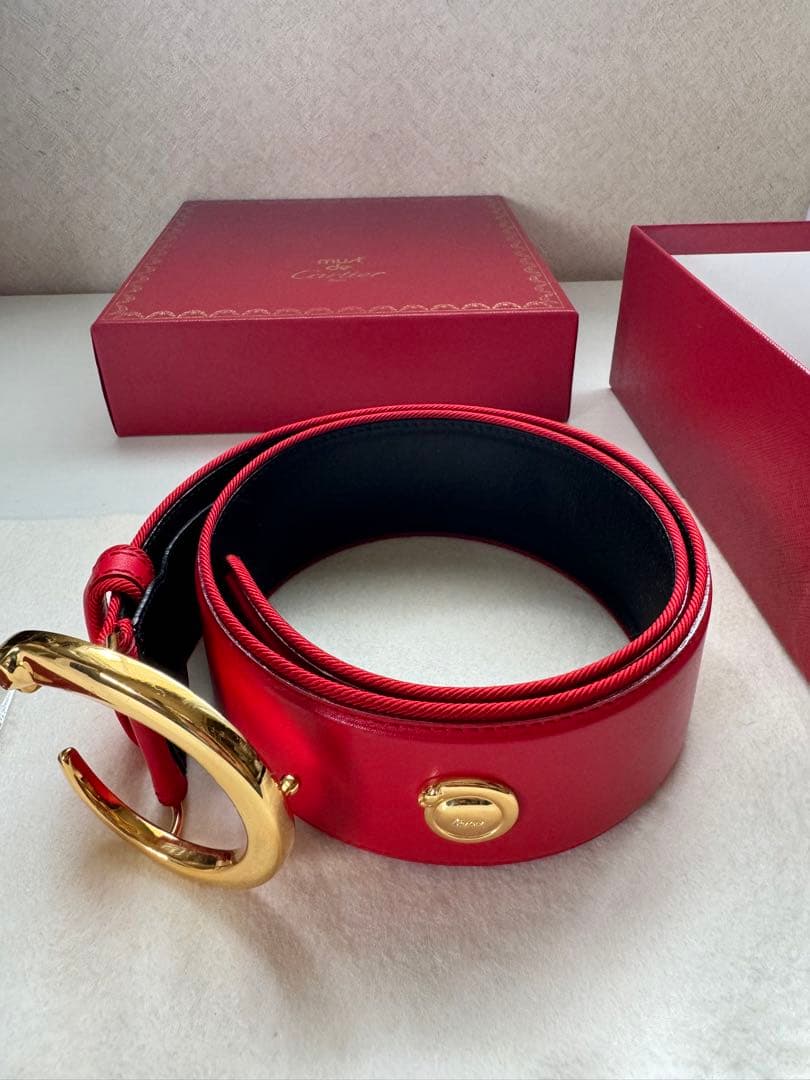 CARTIER カルティエ ベルト パンテール レザー
