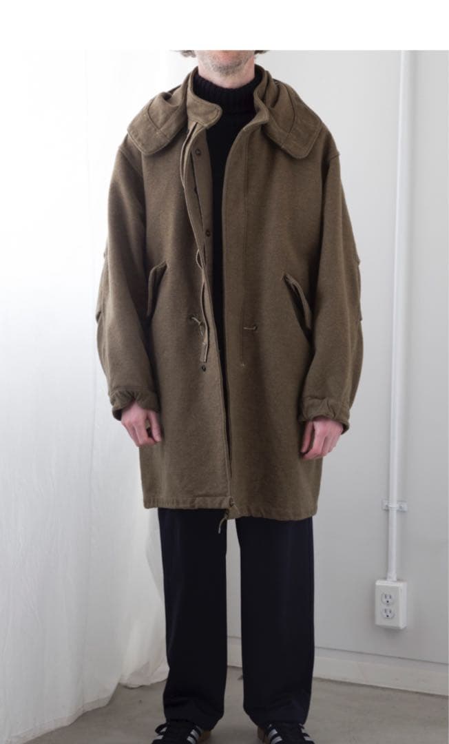 comoli 19aw WCPフーデッドコート