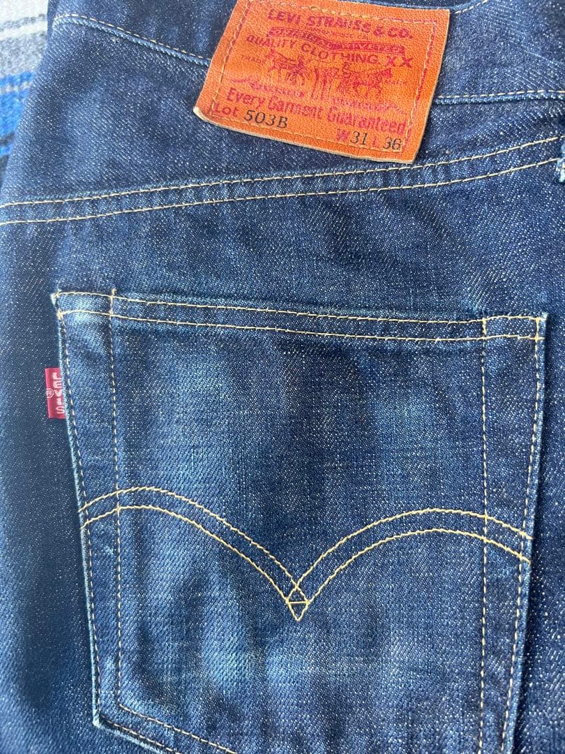 90s levi\'s 503B xx w31 リーバイス濃紺赤耳