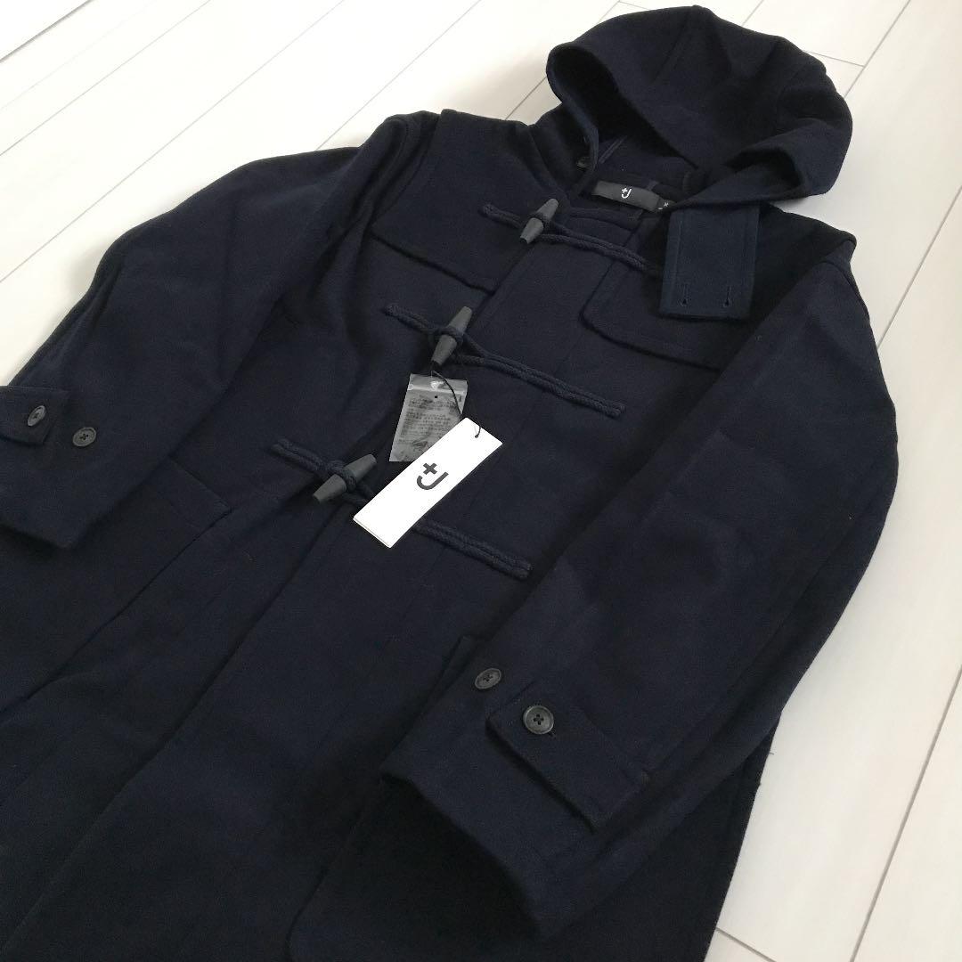 未使用新品！ UNIQLO +J 21AW ウールオーバーサイズダッフルコート紺