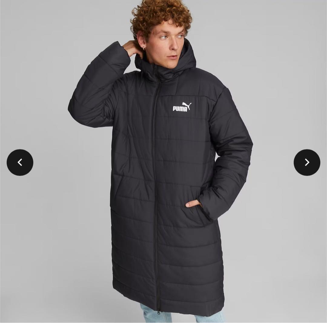 ✨美品✨PUMA プーマ メンズ ESS+ フーデッド パデッド コートXL
