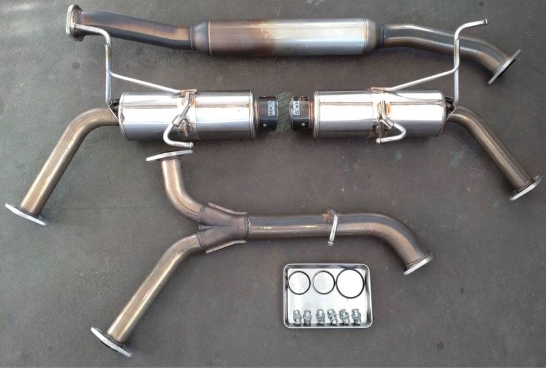 WRX STI S4 HKS ハイパワースペックLⅡ マフラー VAB VAG