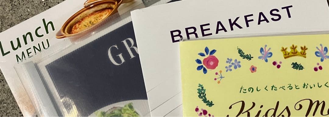 【激レア正規品】メニューブックセット