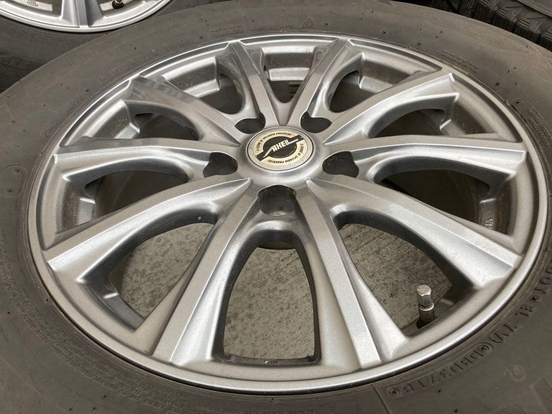 215/70R16 ブリヂストン スタッドレスタイヤ&ホイール4本セット