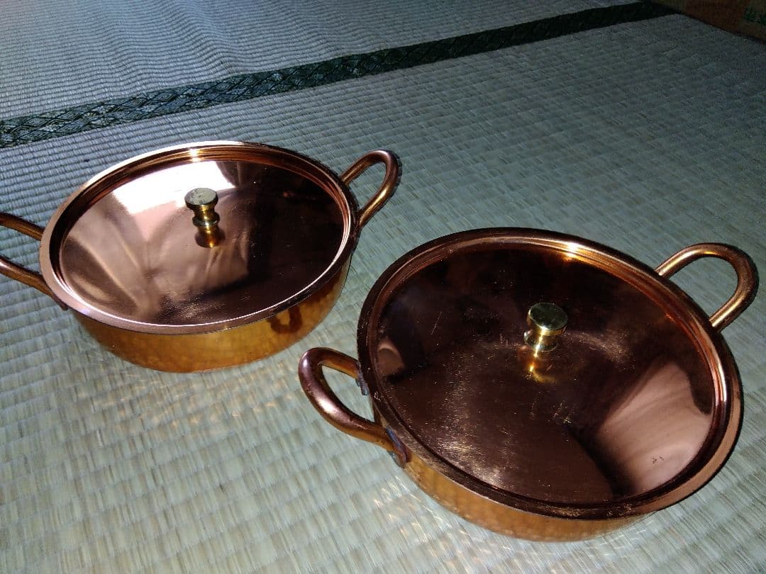 両手付銅鍋フランス製