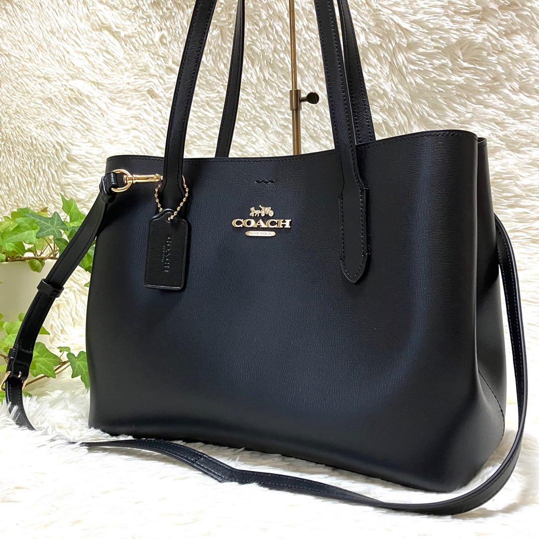 未使用級✨COACH ショルダーバッグ トートバッグ 2way レザー ブラック