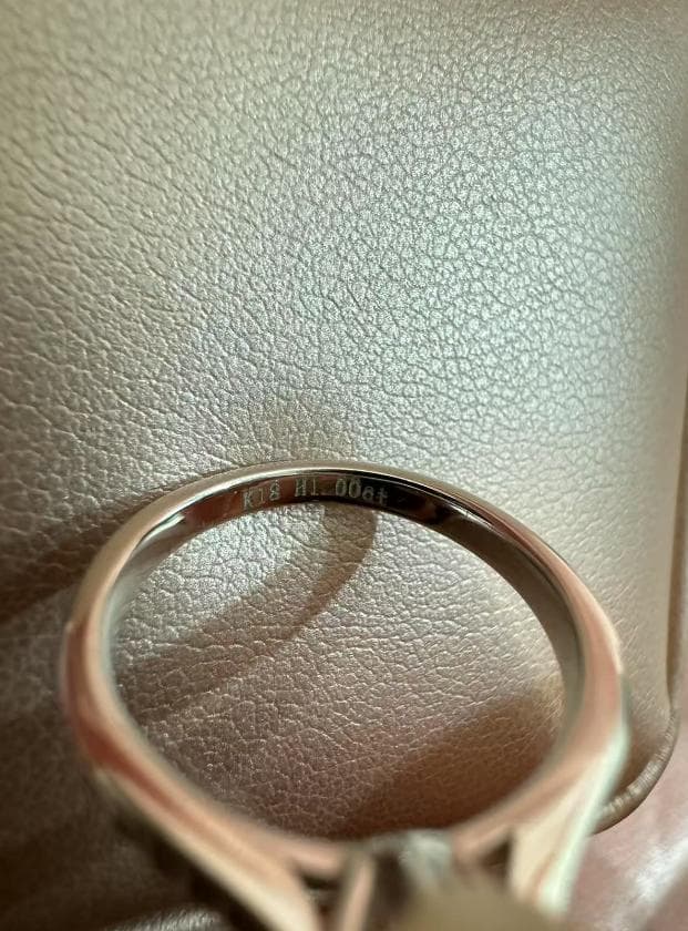 証明書付きの絶妙な高級1カラットダイヤモンドリング