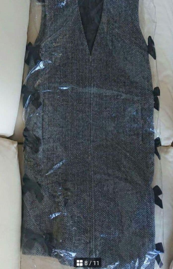 最終価格新品 セブンテン サイドリボンジレワンピース  seventen