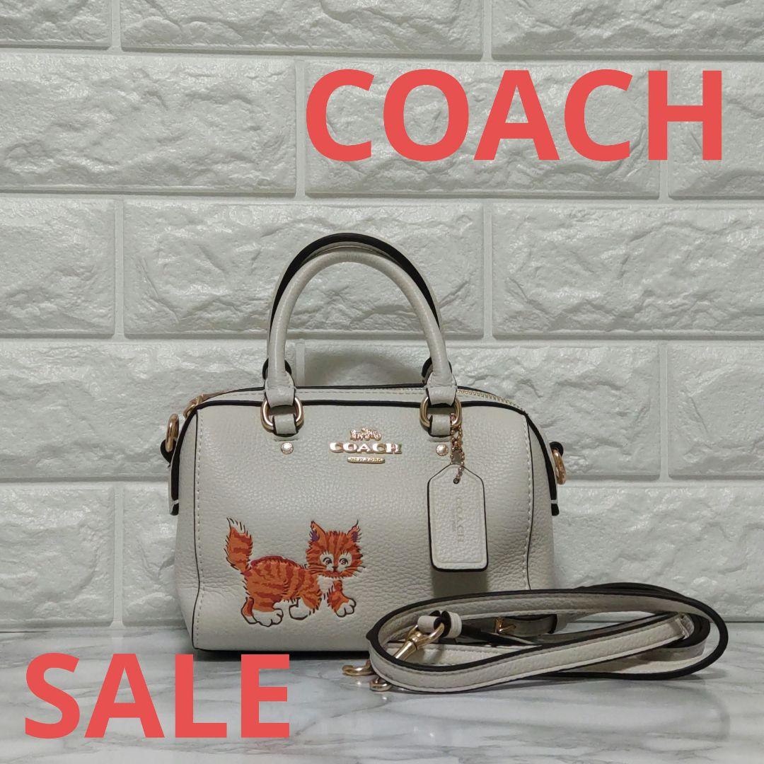 COACH コーチ ダンシング キトゥン ミニ ローワン サッチェル ショルダー